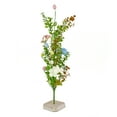 thumbnail image 1 of 24 in. Easter Decoration Tree with Pastel Eggs, Flower Blooms, and Wooden Block Base, 1 of 3
