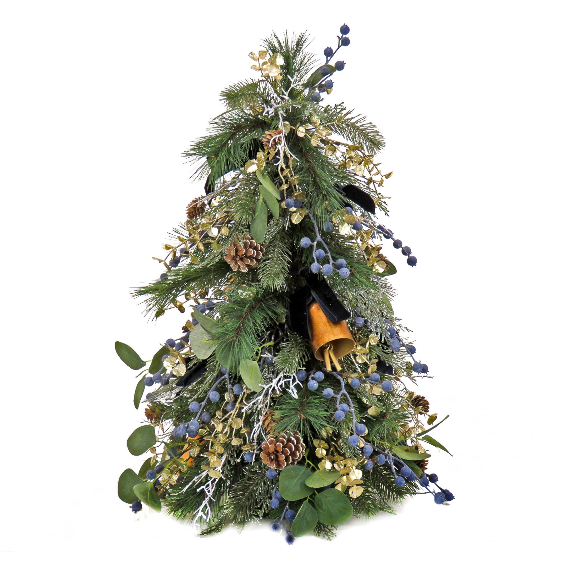 28 HGTV Home Collection Pre-Lit Holly and Berry Planter Filler – National  Tree Company