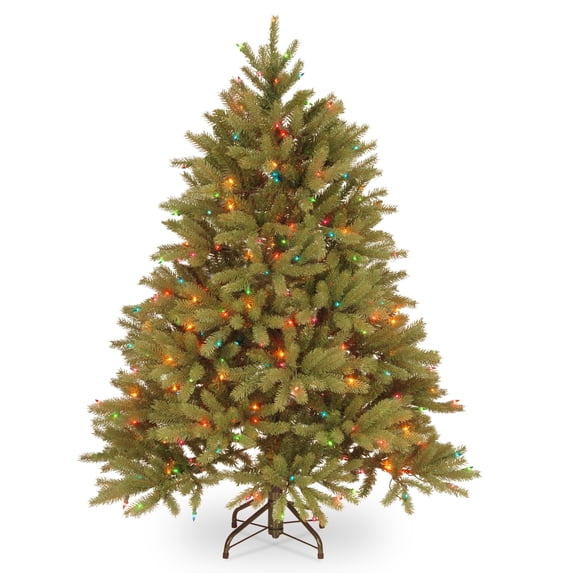 National Tree Company 4.5 ft. Jersey Fraser Fir Tree with Multicolor Lights