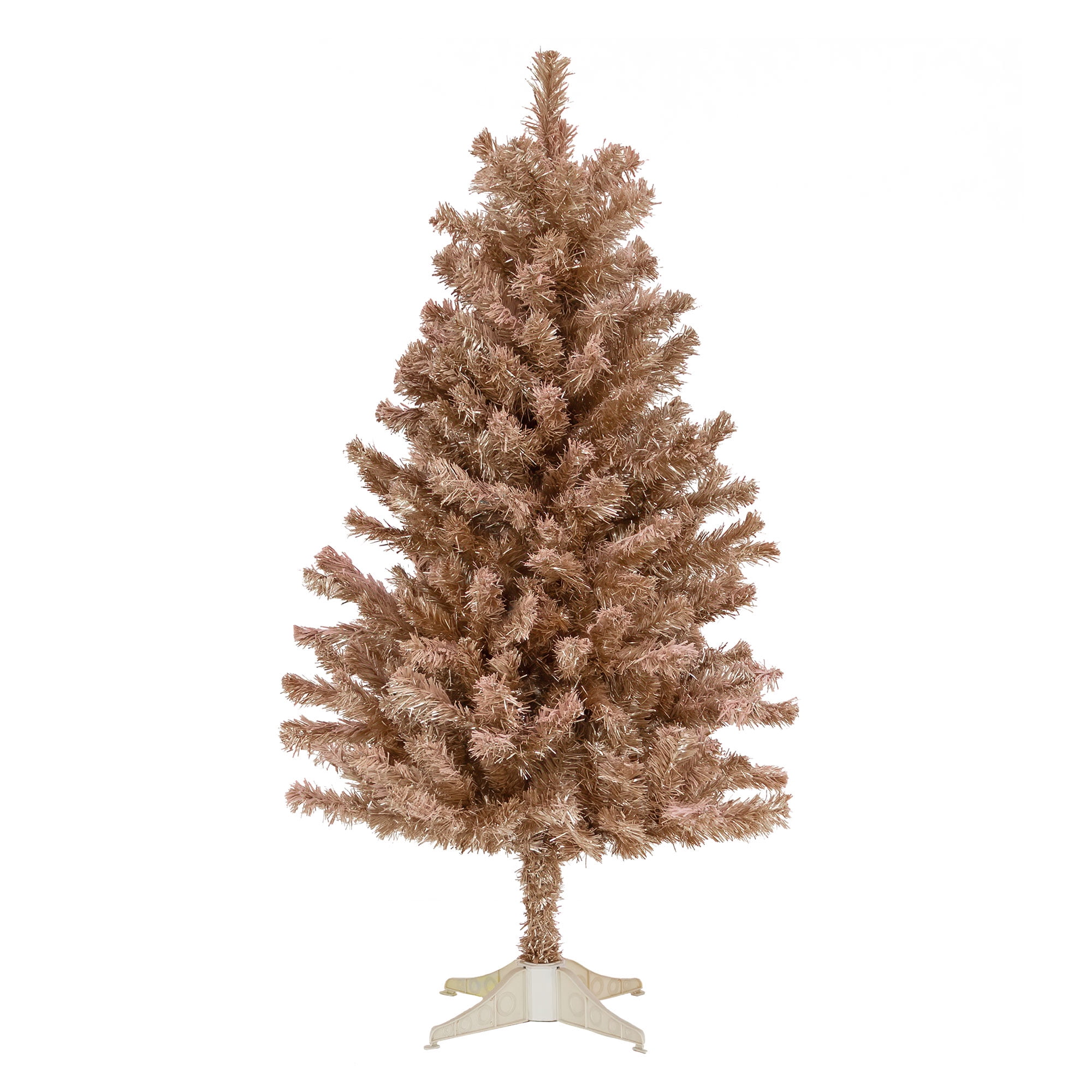 National Tree Company 4' Full Unlit Christmas Tree, Rose Gold/Light