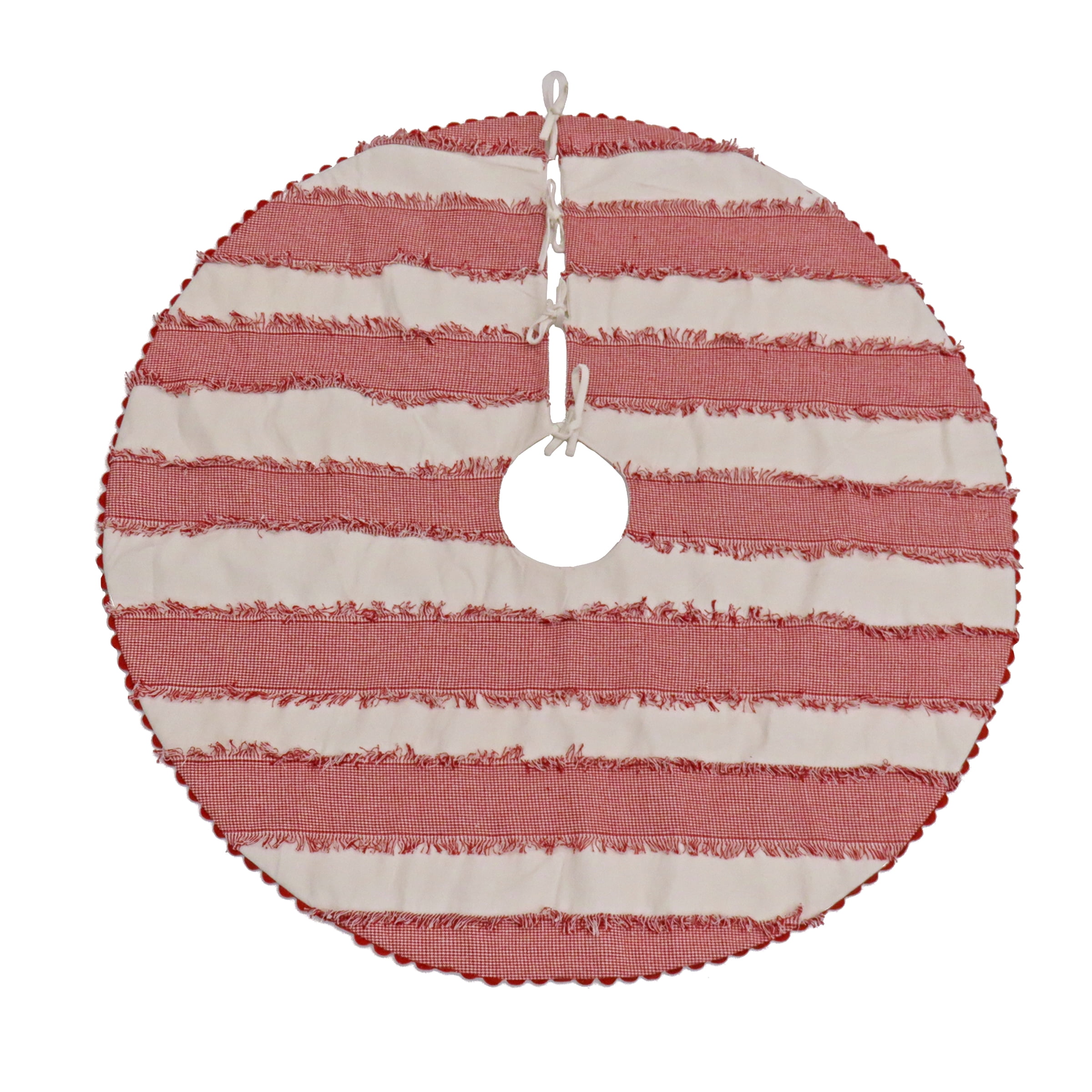 Red Ric Rac Border National Tree Company 48 in. HGTV Home Collection Ric Rac Lace border ...