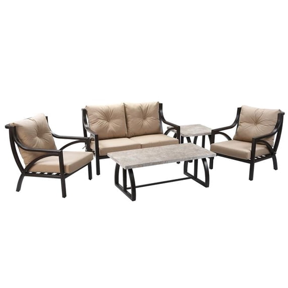 National Tree Company 5-Piece Carlton All Weather Patio Set by - N/A