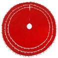 thumbnail image 1 of National Tree Company  52 in General Store Collection Red Velvet Tree Skirt - 52 in, 1 of 5
