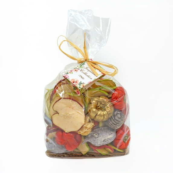 National Tree Company 6" 250 Gram Mixed Potpourri- Sliced Apples and White Washed Cones