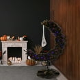 thumbnail image 1 of National Tree Company 6 ft. Pre-Lit Halloween Black Moon Shape Tree, 1 of 4