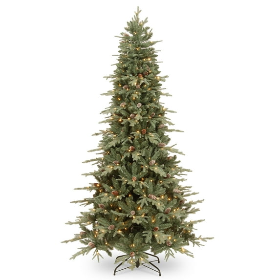 National Tree Company 7.5 ft. Addison Blue Spruce Tree with Clear Lights