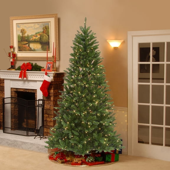 National Tree Company 7.5 ft. Peyton Spruce Tree with Clear Lights