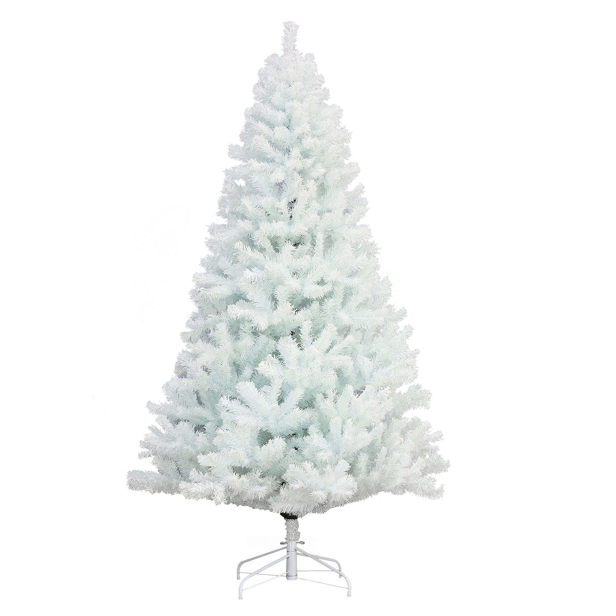 National Tree Company 7' Full Flocked Unlit Christmas Tree, White