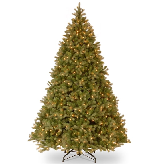 CC Christmas Decor 9’ Pre-Lit Downswept Douglas Fir Artificial Christmas Tree - Clear Lights