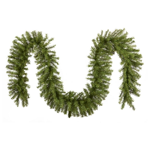9 ft. Artificial Christmas Garland, Green, Norwood Fir