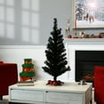thumbnail image 1 of National Tree Company Artificial Christmas Tree, Black, Tinsel, Includes Stand, 3 Feet, 1 of 5