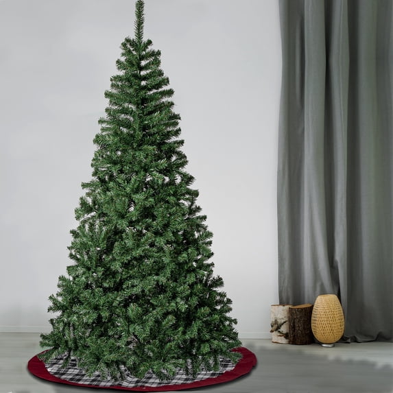 National Tree Company 7.5 ft. Artificial Christmas Tree, Unlit, Green, Linden Spruce, Includes Stand