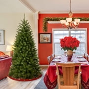 National Tree Company 6.5 ft. Artificial North Valley Spruce Christmas Tree, Green, Includes Stand