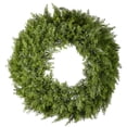 thumbnail image 1 of National Tree Company Artificial Christmas Wreath, Green, Arborvitae, 24 Inch, 1 of 4