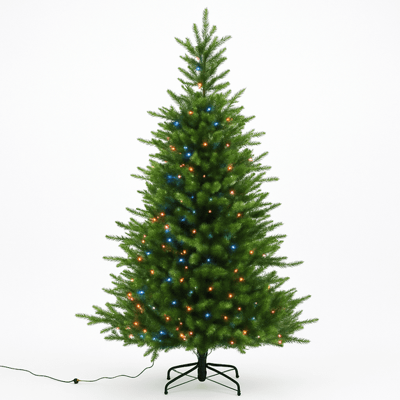 National Tree Company Artificial Full Christmas Tree, Green, Includes Stand