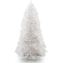 Costway 6ft White Iridescent Tinsel Artificial Christmas Tree w/ 792 Branch  Tips