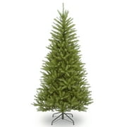 National Tree Company Artificial Slim Christmas Tree, Green, Dunhill Fir, Includes Stand, 6.5 Feet