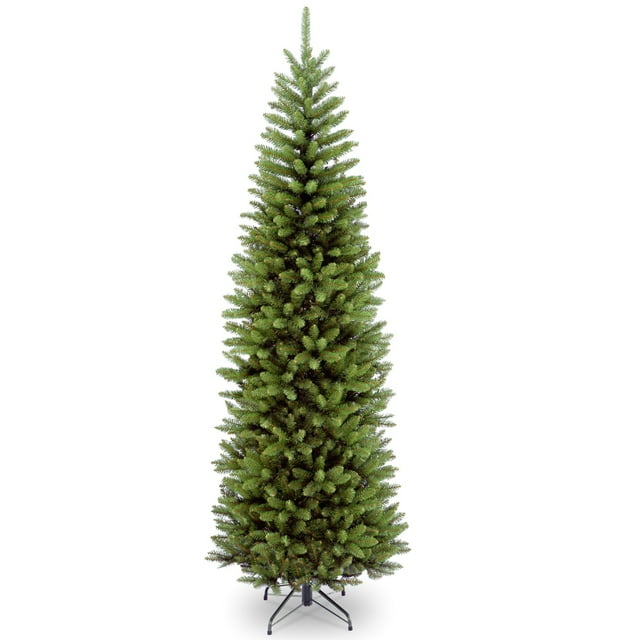National Tree Company Artificial Slim Christmas Tree, Green, Kingswood
