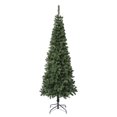 thumbnail image 1 of National Tree Company Artificial Slim Christmas Tree, Green, Linden Spruce, Includes Stand, 7.5 Feet, 1 of 4