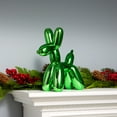 thumbnail image 1 of National Tree Company Christmas Balloon Dog Figurine, Green, Polyresin, 11 Inch, 1 of 4