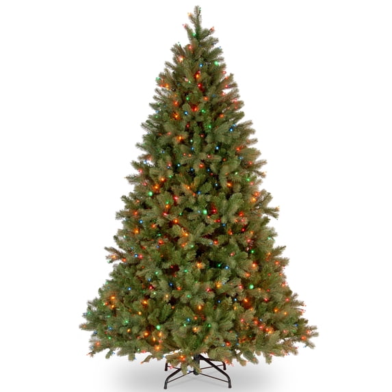 National Tree Company Feel Real 7.5' Artificial Prelit Christmas Tree w/ Lights