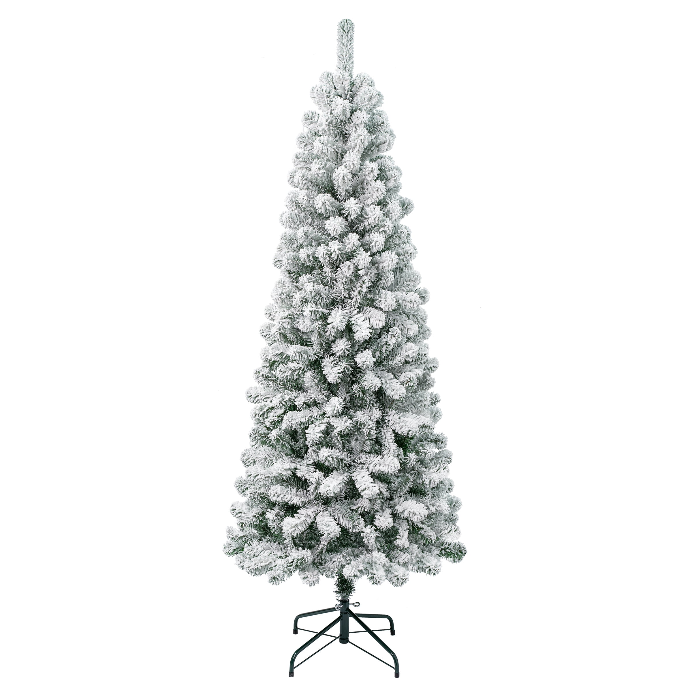 National Tree Company First Traditions Acacia Flocked Tree Medium ...