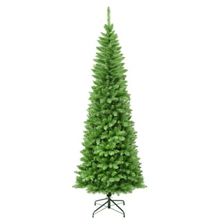 Nearly Natural 10ft. Wisconsin Slim Snow Tip Pine Artificial Christmas Tree