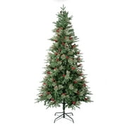 National Tree Company First Traditions Virginia Blue Pine Christmas Tree with Hinged Branches, 7.5 ft