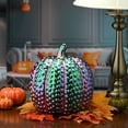 thumbnail image 1 of National Tree Company Halloween Decoration,  Iridescent, Pumpkin, Ceramic, 10 Inch, 1 of 4