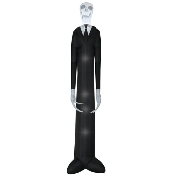 National Tree Company Halloween Inflatable Giant Skeleton, LED Lights, 12 Foot