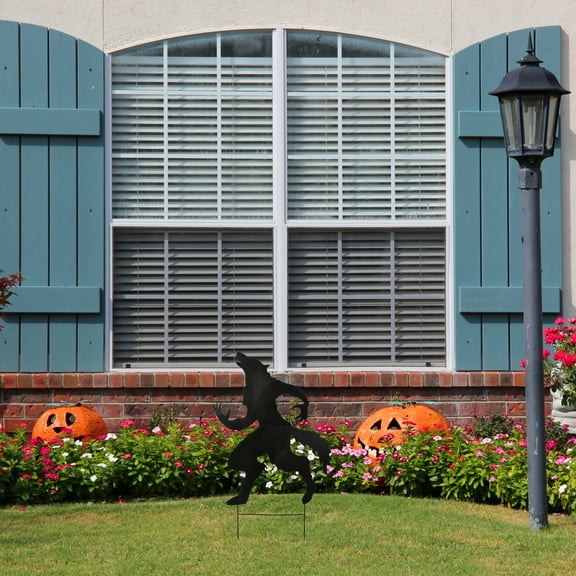 National Tree Company Halloween Lawn Decoration, Black, Werewolf, Includes Garden Stakes, 38 Inches