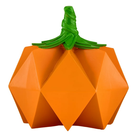 6 in. Halloween Origami Pumpkin, Orange, Tabletop Decoration