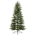 thumbnail image 1 of National Tree Company Montgomery 6.5' Clear Pre-lit Half Christmas Tree, 1 of 9