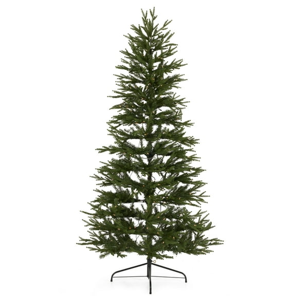 National Tree Company Montgomery 6.5' Clear Pre-lit Half Christmas Tree