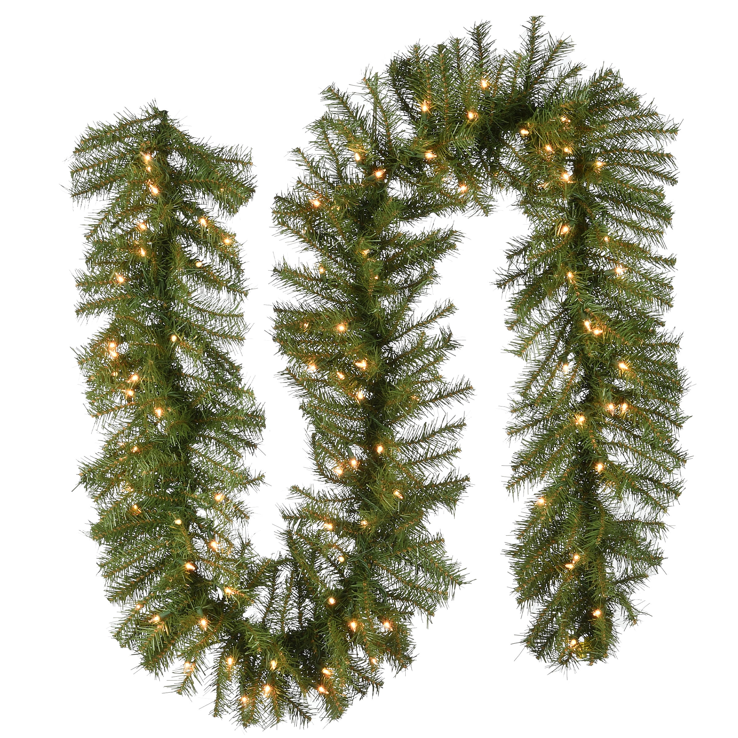 National Tree Company PreLit Artificial Christmas Garland, Green