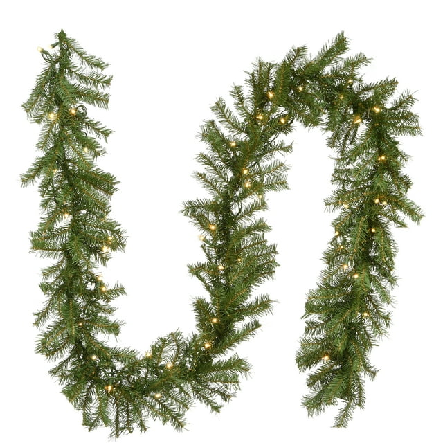 National Tree Company PreLit Artificial Christmas Garland, Green