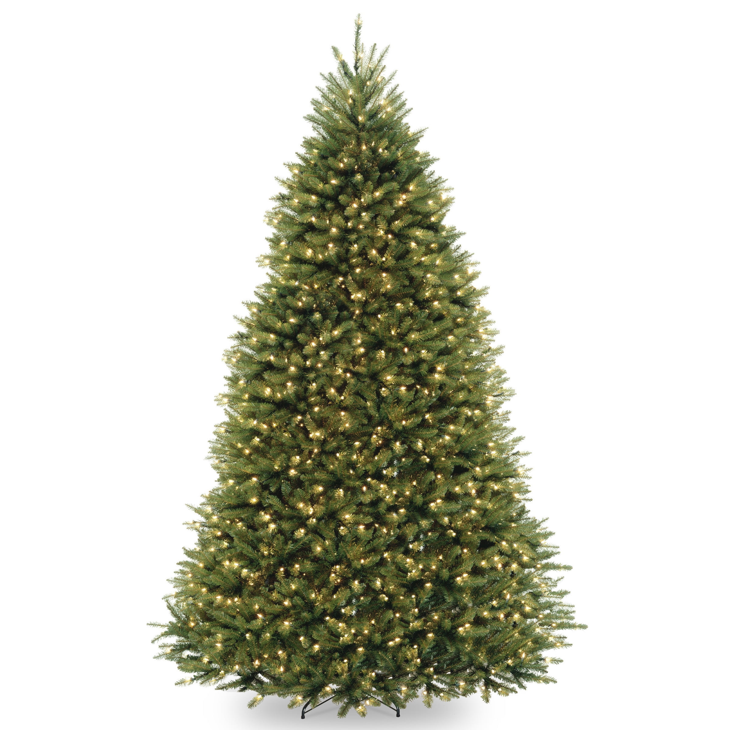 9' Green Fir Artificial Christmas Tree with Clear Lights and Stand