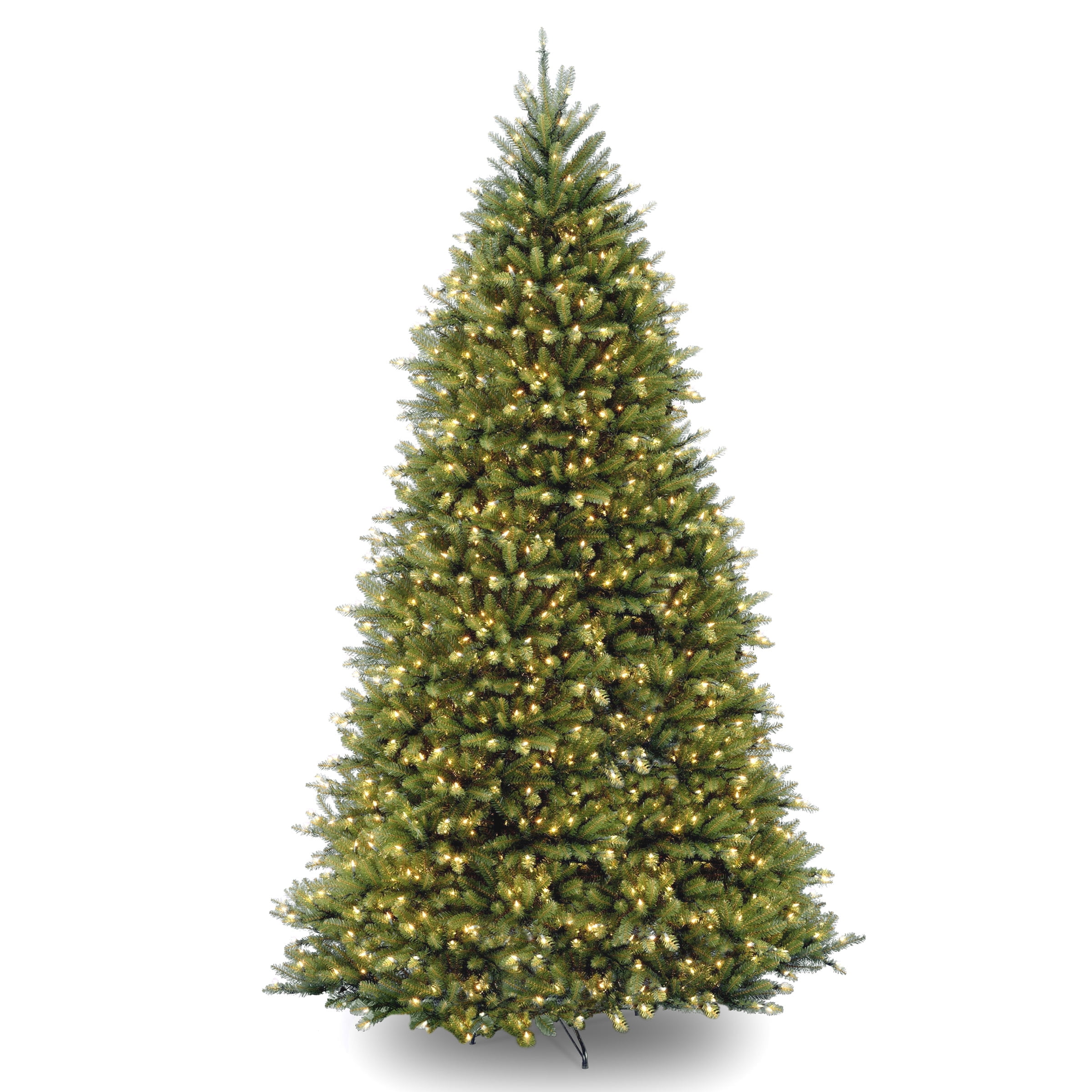 12ft Green Dunhill Fir Christmas Tree with Dual Color LED Lights