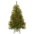 thumbnail image 1 of National Tree Company Pre-Lit Artificial Christmas Tree, Green, North Valley® Spruce, Clear Lights, Includes Stand, 4.5 Feet, 1 of 4
