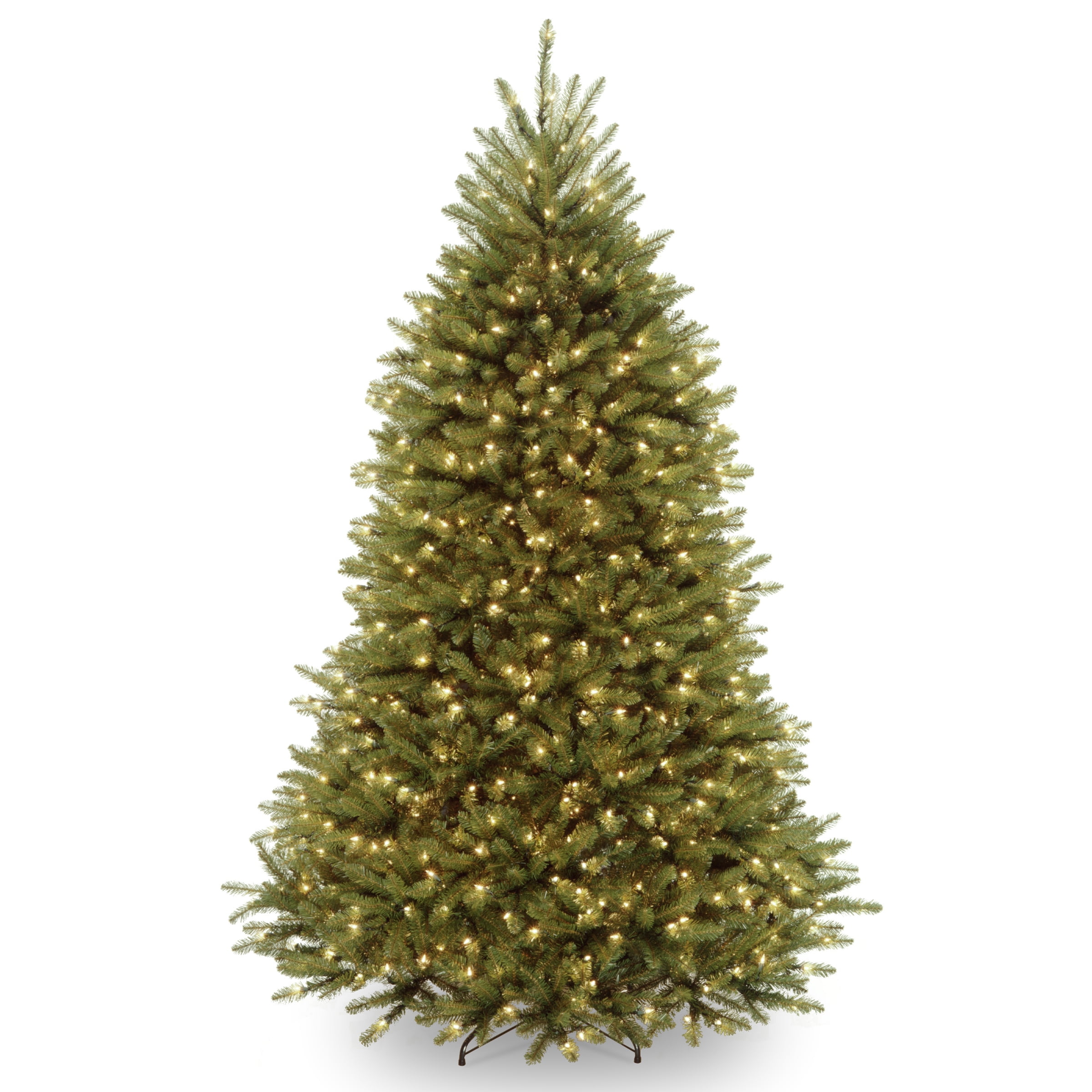 7-Foot Green Fir Christmas Tree with Dual Color LED Lights