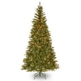 thumbnail image 1 of National Tree Company 7.5 ft. Pre-Lit Artificial Slim Christmas Tree, Green, Aspen Spruce, Clear Lights, Includes Stand, 1 of 2