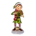thumbnail image 1 of National Tree Company Pre-Lit Christmas Decoration, Green, Pixie Elf, Playing Fiddle, 12 Multicolor LED Lights, 36 Inch, 1 of 5