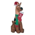 thumbnail image 1 of 3.5 ft. Pre-Lit Inflatable Christmas Scooby Doo, 1 Warm White LED Light, Self Inflates, 1 of 4