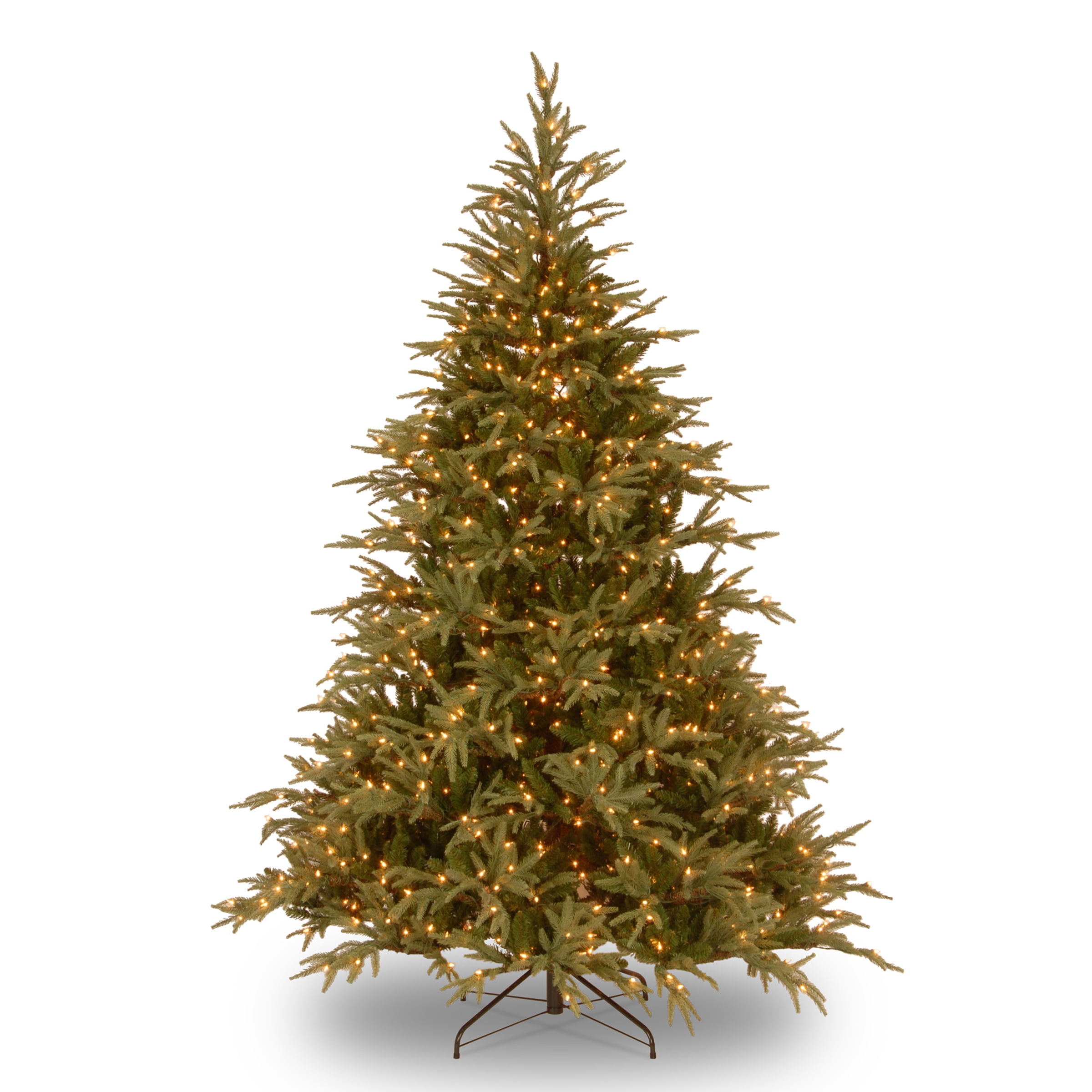 6' Green Fir Prelit Artificial Christmas Tree with Dual Color LED Lights