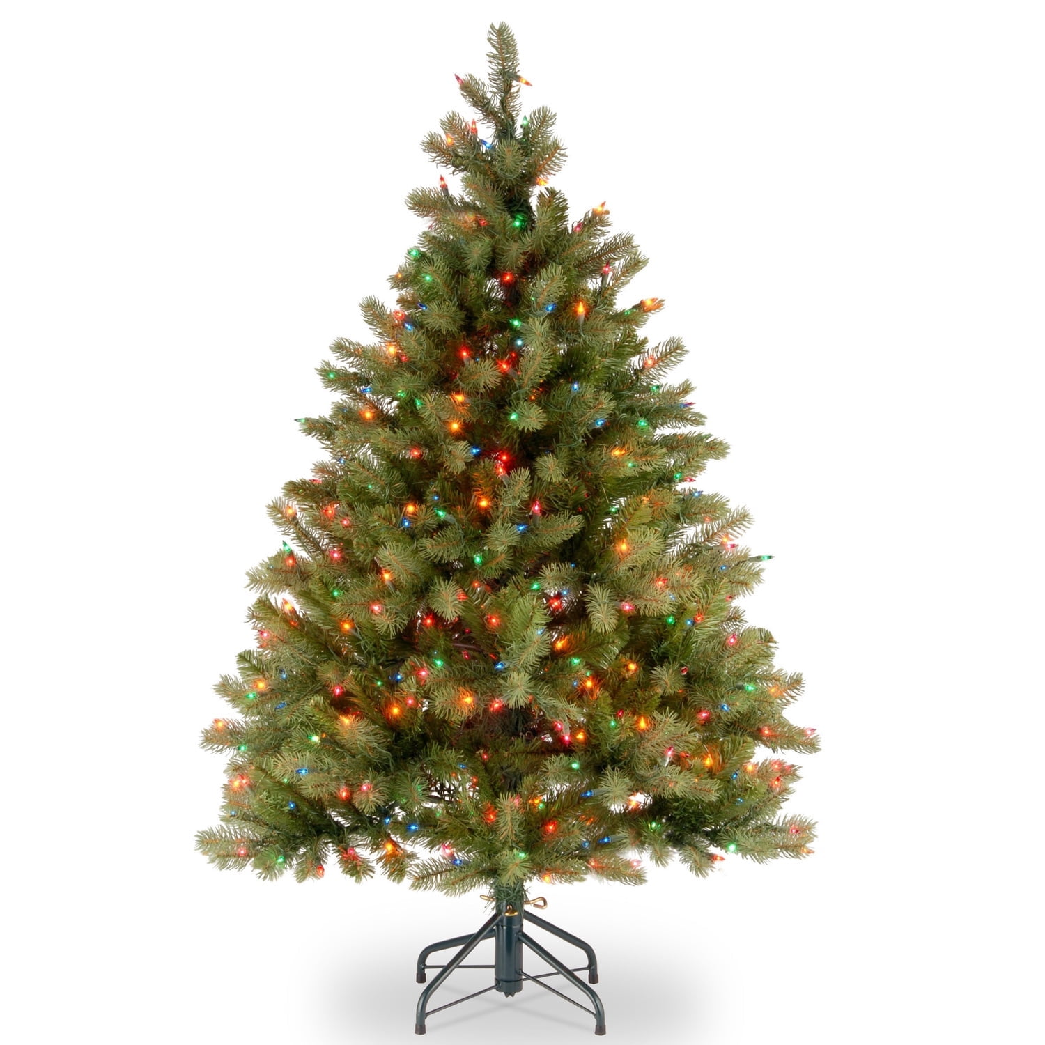 4.5' Pre-Lit Douglas Fir Artificial Christmas Tree with Multicolor Lights