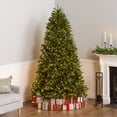thumbnail image 1 of National Tree Company 7.5 ft Pre-Lit Jersey Fraser Fir Medium Artificial Christmas Tree, 1,000 Clear Lights, 2,696 Tips, Includes Stand, Green, 1 of 11