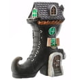 thumbnail image 1 of 6 in. Pre-Lit Halloween Figurine, Black, Witch's Boot, 1 Multicolor LED Light, Battery Operated, 1 of 4