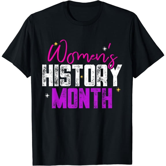 National Women's History Month Strong Independent Women Day T-Shirt