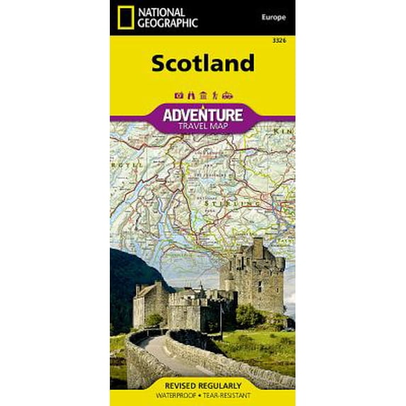 Pre-Owned Scotland: Travel Maps International Adventure Map 9781566956451 Used