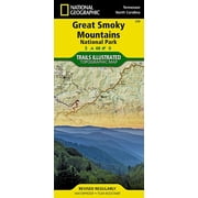National geographic maps trails illustrated great smoky mountains national park - folded map 9781566953016